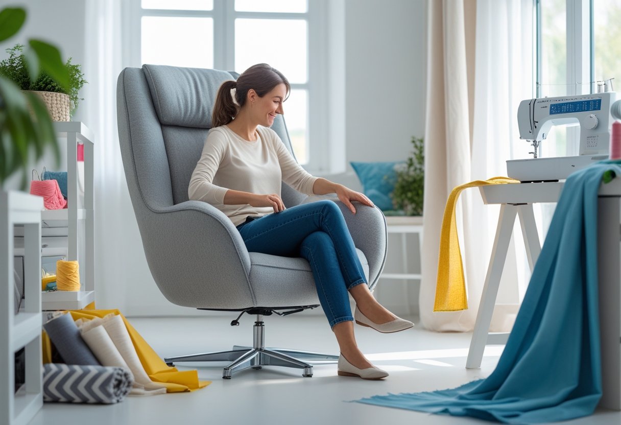 Sådan vælger du den perfekte stol med armlæn til dit syprojekt